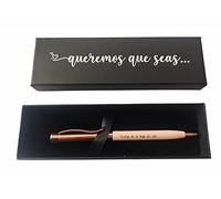 Les événements de la Tata - Stylos pour témoins de mariage - Cadeaux de mariage pour invités - Cadeaux de mariage pour invités (rose)