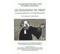 Les Évolutions Du Droit - Contractualisation Et Procéduralisation