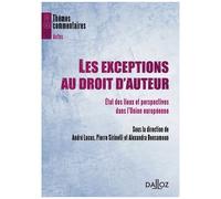 Les Exceptions Au Droit D'auteur - Etats Des Lieux Et Perspectives Dans L'union Européenne
