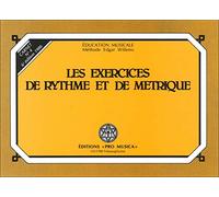 Les exercices de rythme et de métrique : Carnet n° 4