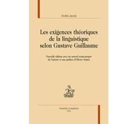 Les Exigences Théoriques De La Linguistique Selon Gustave Guillaume