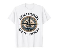 Les explorateurs de l'océan naviguent sur The Unknown Captain Sailor T-Shirt