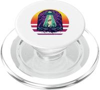 Les extraterrestres arrivent Funny UFO Alien Believer PopSockets PopGrip pour MagSafe
