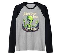 Les extraterrestres ne paniquent Pas, Ils analysent Les vêtements Space Logic Manche Raglan