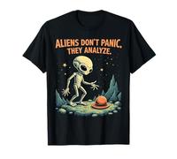Les extraterrestres ne paniquent Pas, Ils analysent Les vêtements Space Logic T-Shirt