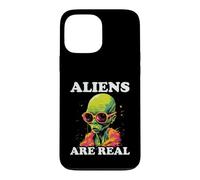 Les extraterrestres sont de véritables Motifs rétro extraterrestres Coque pour iPhone 13 Pro Max