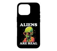 Les extraterrestres sont de véritables Motifs rétro extraterrestres Coque pour iPhone 16 Pro
