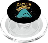 Les extraterrestres sont Un mème Extraterrestre Amusant sur la désinformation sur Les ovnis PopSockets PopGrip pour MagSafe