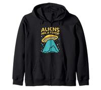 Les extraterrestres sont Un mème Extraterrestre Amusant sur la désinformation sur Les ovnis Sweat à Capuche