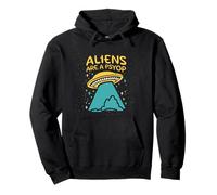 Les extraterrestres sont Un mème Extraterrestre Amusant sur la désinformation sur Les ovnis Sweat à Capuche