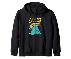 Les extraterrestres sont Un mème Extraterrestre Amusant sur la désinformation sur Les ovnis Sweat à Capuche