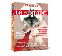 Les Fables de La Fontaine et les personnages en origami - Sara Gianassi - Nuinui Jeunesse - Boîte ou accessoire - Jeux livres objets
