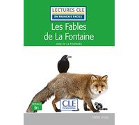 Les fables de la Fontaine - Niveau 3/B1 - Lecture CLE en français facile - Livre + CD