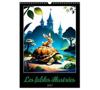 Les fables illustrées (Calendrier mural 2027 DIN A3 horizontal), CALVENDO calendrier mensuel: N'attendez plus pour plonger dans l'univers magique des fables.