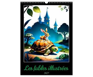 Les fables illustrées (Calendrier mural 2027 DIN A3 horizontal), CALVENDO calendrier mensuel: N'attendez plus pour plonger dans l'univers magique des fables.