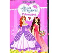 Les fabuleux vêtements de princesses - Coloriage