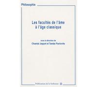 Les facultés de l'âme à l'âge classique