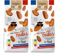Les FADAS de Fruits Secs - Mix Le Sud 100 g - Origine France - Amandes aux Herbes de Provence (Lot de 2)