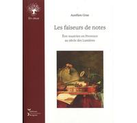 Les Faiseurs De Notes - Etre Musicien En Provence Au Siècle Des Lumières