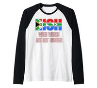Les Fans d'Afrique du Sud Eish When Words are Not Enough Manche Raglan