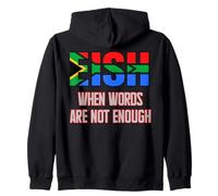 Les Fans d'Afrique du Sud Eish When Words are Not Enough Sweat à Capuche