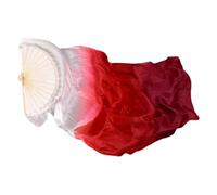 Les fans de danse chinoise, Éventail de danse orientale en soie 120-180cm 2 pcs(Style 12,150cm Real Silk)