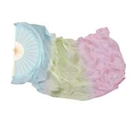 Les fans de danse chinoise, Voiles d'éventail de danse orientale en soie multicolore 120-270x90cm(Color 16,1PC 150x90cm RIGHT)