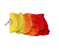 Les fans de danse chinoise, Voiles d'éventail de danse orientale en soie multicolore 120-270x90cm(Color 9,1PC 150x90cm LEFT)