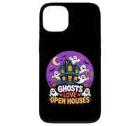 Les fantômes adorent Les journées Portes Ouvertes | Funny Realtor Halloween Coque pour iPhone 13