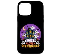 Les fantômes adorent Les journées Portes Ouvertes | Funny Realtor Halloween Coque pour iPhone 13 Pro Max