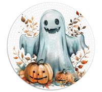 Les fantômes et Les Monstres d'halloween 1000 Pièce Jigsaw Puzzles Jeux Éduchatifs Créatif Jigsaw Circulaire Belle DécoRation Puzzle pour Cadeaux De Voyage, Présent 1000pcs (67.5x67.5cm)