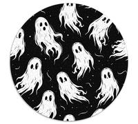 Les fantômes et Les Monstres d'halloween 1000 Pièce Jigsaw Puzzles Jeux Éduchatifs Soulageur De Stress Jigsaw Rond Défi Couleur pour Cadeaux De Voyage, Présent 1000pcs (67.5x67.5cm)