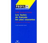 Les fautes de francais les plus courantes