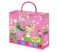 Les Fées - Coffret Avec 1 Stylo Spécial Décalquage, 4 Décors À Compléter, 100 Stickers Et 200 Décalcomanies À Sec