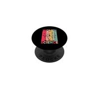 Les Femmes appartiennent à la Science rétro Physique STEM Scientist Girls PopSockets PopGrip Adhésif
