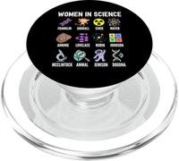 Les Femmes dans la Science - L'autonomisation des Filles féministes en STEM PopSockets PopGrip pour MagSafe