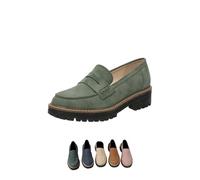 Les Femmes Disent Que Les Mocassins sont des Mocassins à Semelle épaisse, des Mocassins Confortables (Green,41)