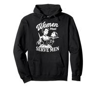 Les Femmes doivent Servir Les Hommes | Style rétro Vintage Victorien Sweat à Capuche