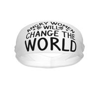 Les Femmes en Colère Vont Changer Le Monde. Le Pouvoir des Filles. Unisexe Serre Tete Antidérapant Bandeaux De Sport Absorbe La Transpiration Bandeaux pour Yoga Tennis Running Entraînement