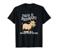 Les Femmes Enceintes et Sauvages procèdent avec Prudence Une drôle de Grossesse chez Les chèvres T-Shirt