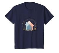 Les Femmes immobilières construisent des rêves et ne vendent Pas Seulement des Maisons T-Shirt, Enfant, Bleu Marine, 4 Ans