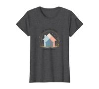 Les Femmes immobilières construisent des rêves et ne vendent Pas Seulement des Maisons T-Shirt, Femme, Chiné Foncé, S