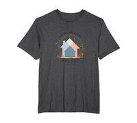 Les Femmes immobilières construisent des rêves et ne vendent Pas Seulement des Maisons T-Shirt, Homme Grandes Tailles, Chiné Foncé, 3X Tall