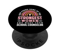 Les Femmes Les Plus Fortes Les Ont Fait conseiller Scolaire PopSockets PopGrip Adhésif