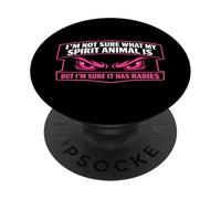 Les Femmes ne sont Pas sûres de ce Que Mon Animal Spirituel est mais il a la Rage PopSockets PopGrip Adhésif