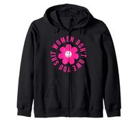 Les Femmes ne Vous doivent Rien - Fleur Mignonne - Visage Heureux Sweat à Capuche