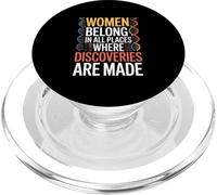 Les Femmes Ont Leur Place : des découvertes sont Faites avec Un Dicton Amusant PopSockets PopGrip pour MagSafe