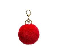 Les Femmes Pom Porte-Clés Mignon Porte-Clés De Boule De Fourrure avec des Accessoires Clés De Voiture Porte-Clés pour Les Filles De Boules De Poils