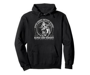 Les Femmes Vikings Disent Le Respect, Plaque Femme Viking servante Sweat à Capuche