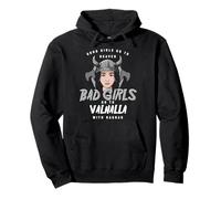 Les Femmes Vikings Mauvaises Filles Vont au Valhalla avec Ragnar Nordic Sweat à Capuche